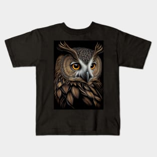 Cute Owl #6 Kids T-Shirt